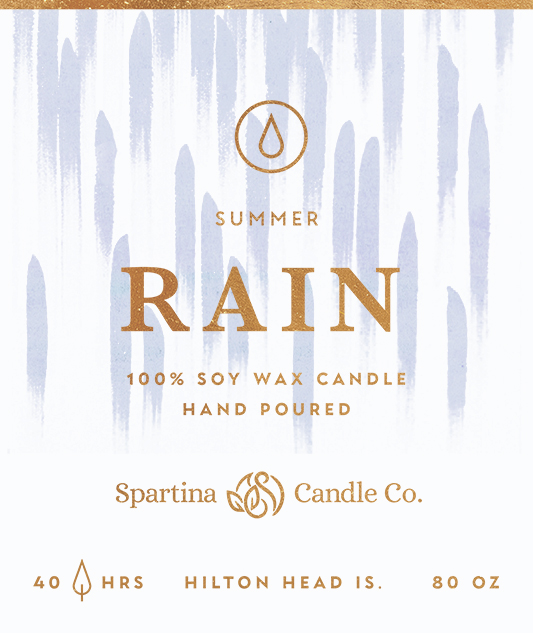Rain Candle Box Package Design