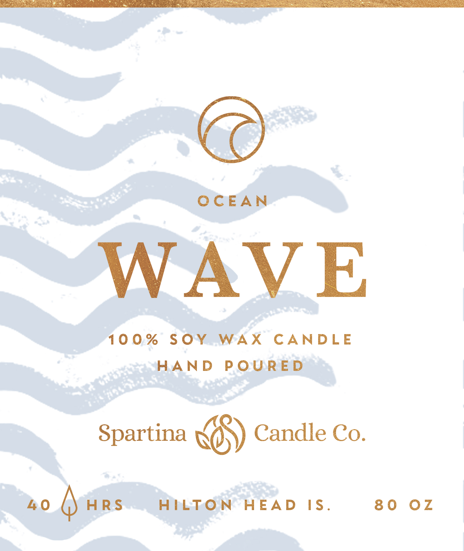 Wave Candle Box Package Design