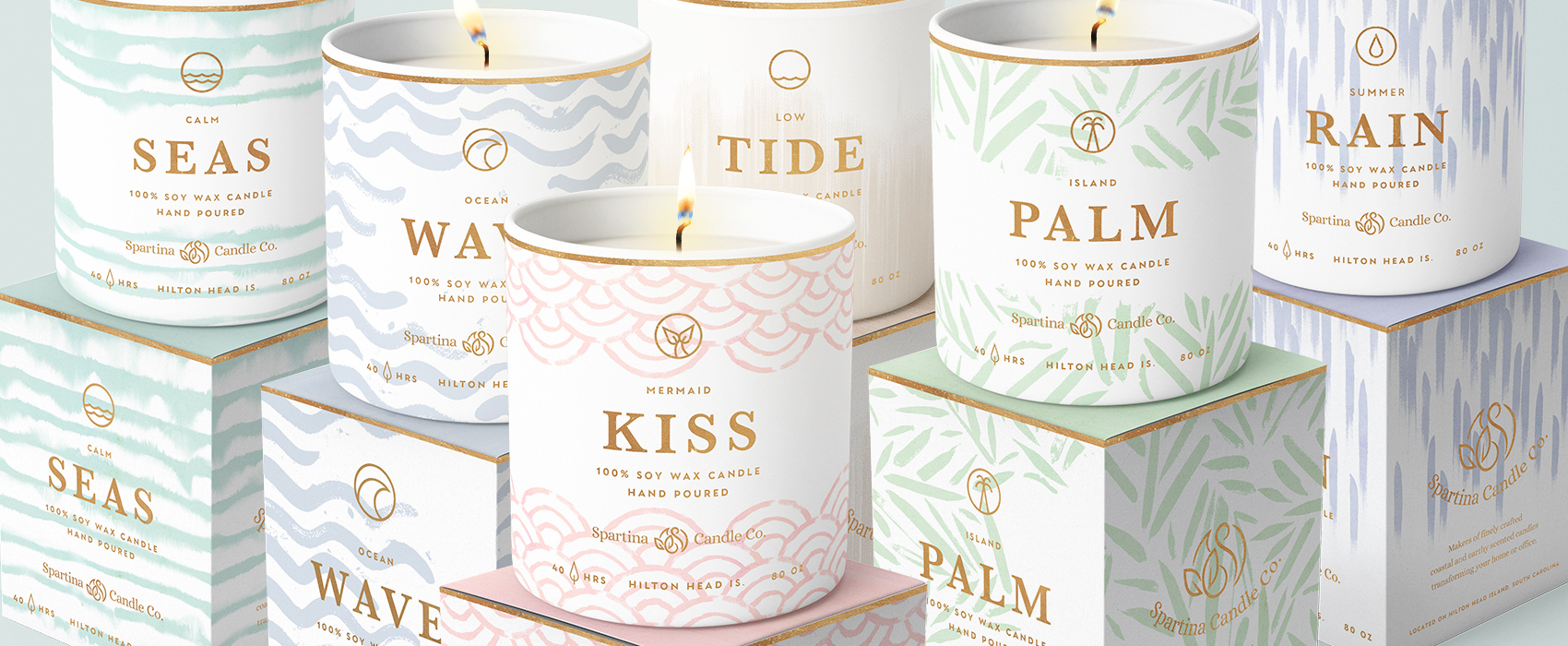 Lowcountry Candle Logo and Package Design