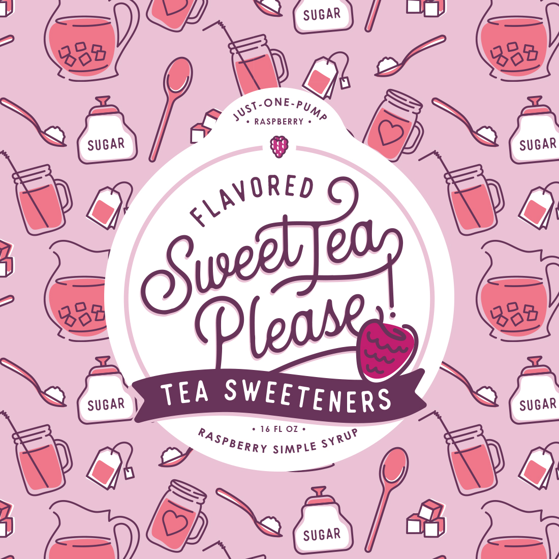 Sweet Tea Sweetener Package Design