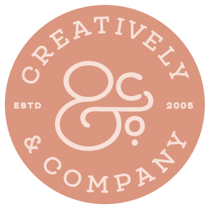 Creatively & Co Logo Seal for footer